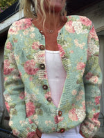 Charlotte Floral Knit Cardigan