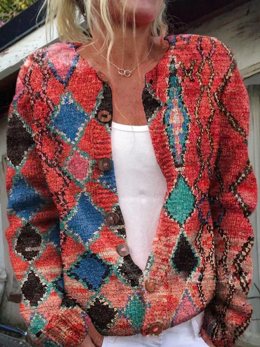 Charlotte Floral Knit Cardigan
