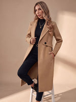 Katharina Longline Notch Lapel Winter Coat