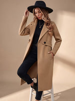 Katharina Longline Notch Lapel Winter Coat