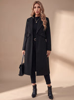 Katharina Longline Notch Lapel Winter Coat