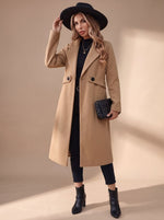 Katharina Longline Notch Lapel Winter Coat