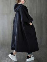 Frieda Oversized Hooded Water-Resistant Trench Coat