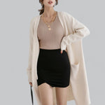 Clara Long Oversized Cashmere Cardigan