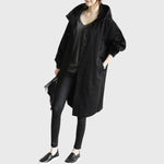Clara Water-Resistant Hooded Trench Coat