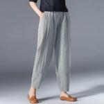 Leonie Lightweight Summer Relaxed-Fit Ankle-Length Pants