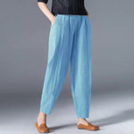 Leonie Lightweight Summer Relaxed-Fit Ankle-Length Pants