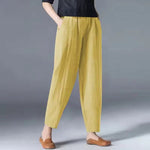Leonie Lightweight Summer Relaxed-Fit Ankle-Length Pants