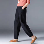 Leonie Lightweight Summer Relaxed-Fit Ankle-Length Pants