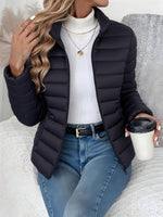 Sophie Quilted Stand Collar Coat