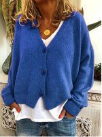 Frieda Lightweight Oversized Button Cardigan