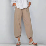 Emilia Linen Blend Wide-Leg Pants