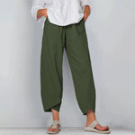 Emilia Linen Blend Wide-Leg Pants