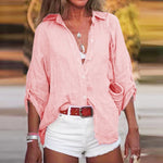 Emilia Oversized Linen Long-Sleeve Shirt