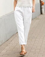 Johanna Linen-Cotton Relaxed-Fit Harem Pants