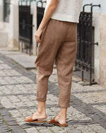 Johanna Linen-Cotton Relaxed-Fit Harem Pants