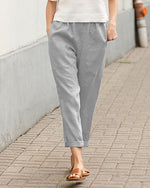 Johanna Linen-Cotton Relaxed-Fit Harem Pants