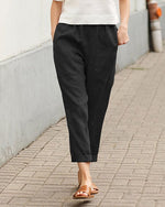 Johanna Linen-Cotton Relaxed-Fit Harem Pants