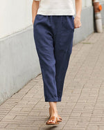 Johanna Linen-Cotton Relaxed-Fit Harem Pants