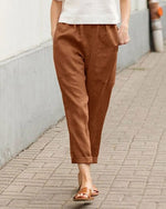 Johanna Linen-Cotton Relaxed-Fit Harem Pants