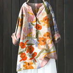Clara Relaxed Floral Tunic Blouse