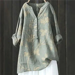 Clara Relaxed Floral Tunic Blouse