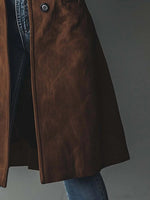 Luisa Longline Double-Breasted Tailored Trench Coat
