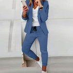 Hannah Casual Blazer & Jogger Set