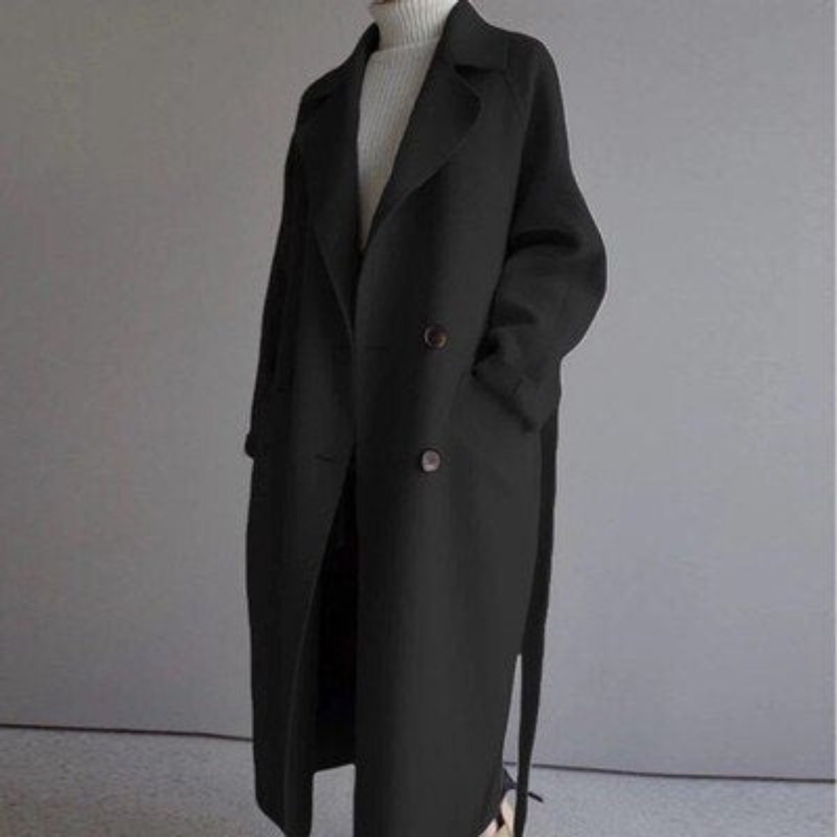 Frieda Double-Breasted Wool Coat