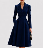 Nora Tailored Coat Dress with Midi Skirt