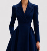 Nora Tailored Coat Dress with Midi Skirt