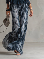 Annika Halter Neck Wide-Leg Two-Piece Set