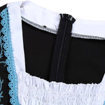 Johanna Lace-Up Dirndl Dress with Apron and Blouse