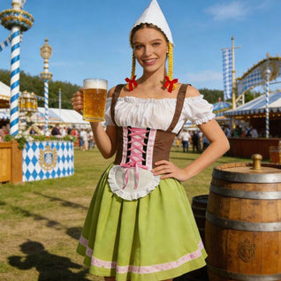 Elisabeth Dirndl Costume Set with Cap