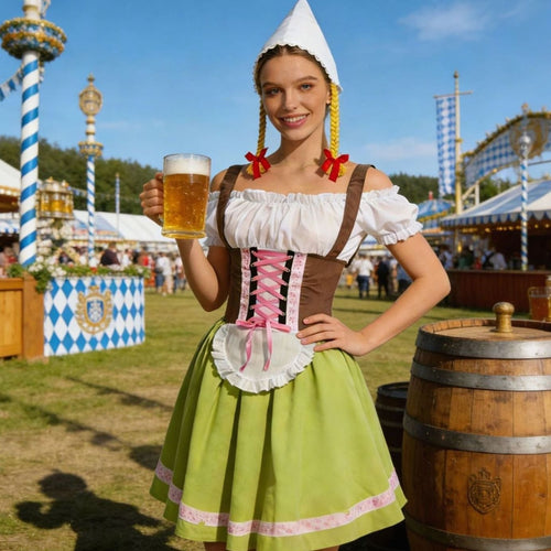 Elisabeth Dirndl Costume Set with Cap