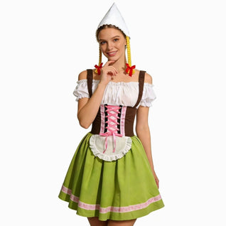 Elisabeth Dirndl Costume Set with Cap
