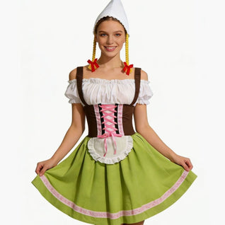 Elisabeth Dirndl Costume Set with Cap