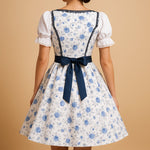Nora Lace-Trim Apron Dirndl Dress