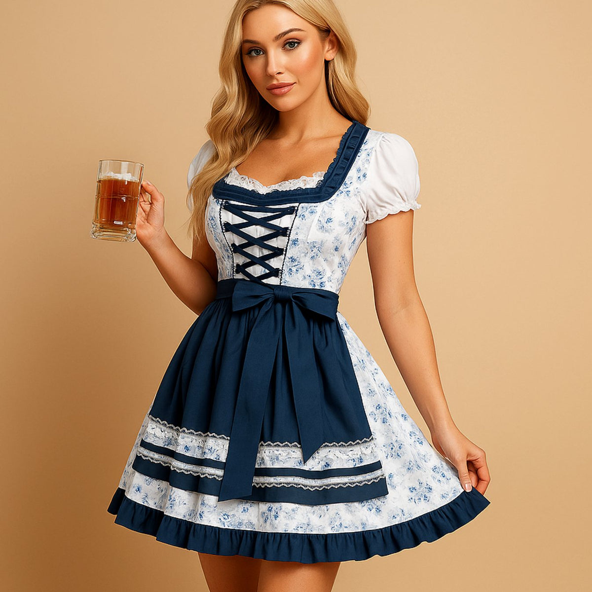 Leonie Floral Tailored Dirndl Dress