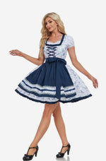 Marlene Floral Lace Apron Dirndl Dress