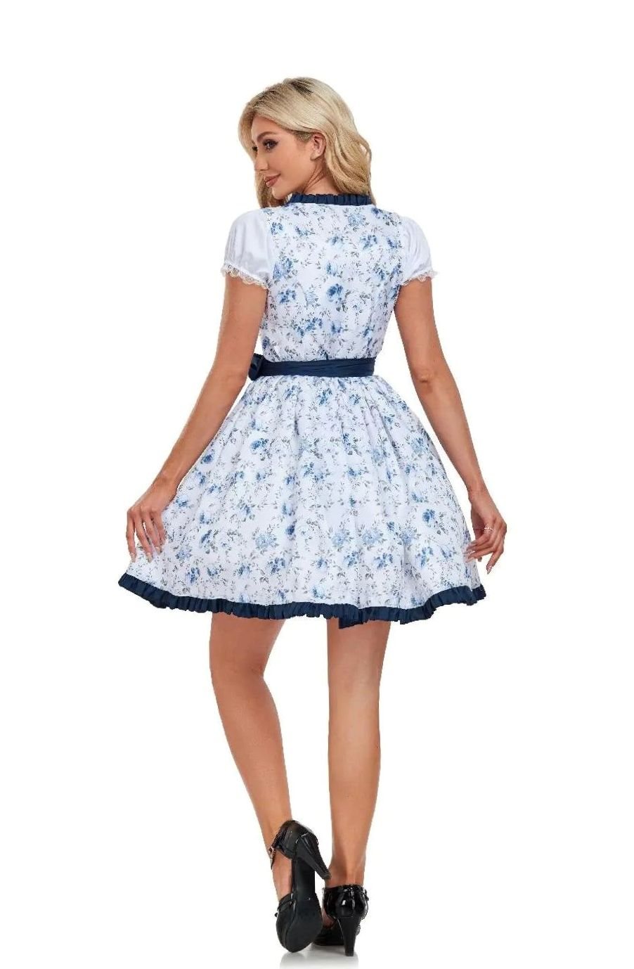 Marlene Floral Lace Apron Dirndl Dress