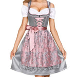 Charlotte Lace Skirt Dirndl Dress with Apron