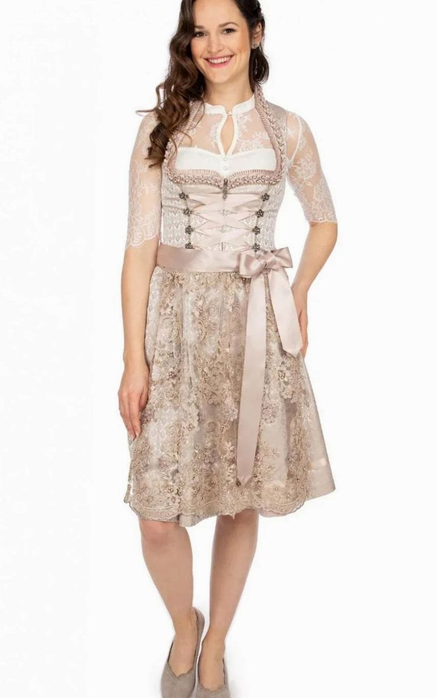 Elisabeth Lace Dirndl Dress with Apron