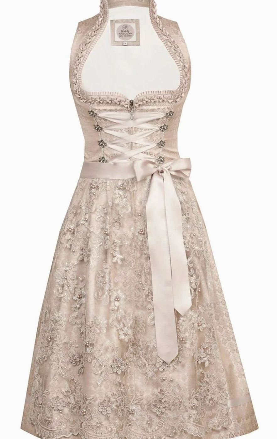 Elisabeth Lace Dirndl Dress with Apron