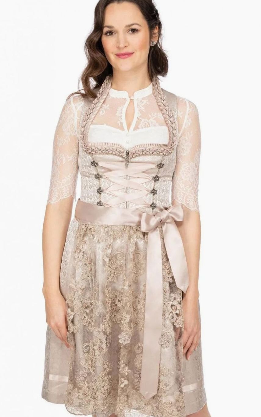 Elisabeth Lace Dirndl Dress with Apron