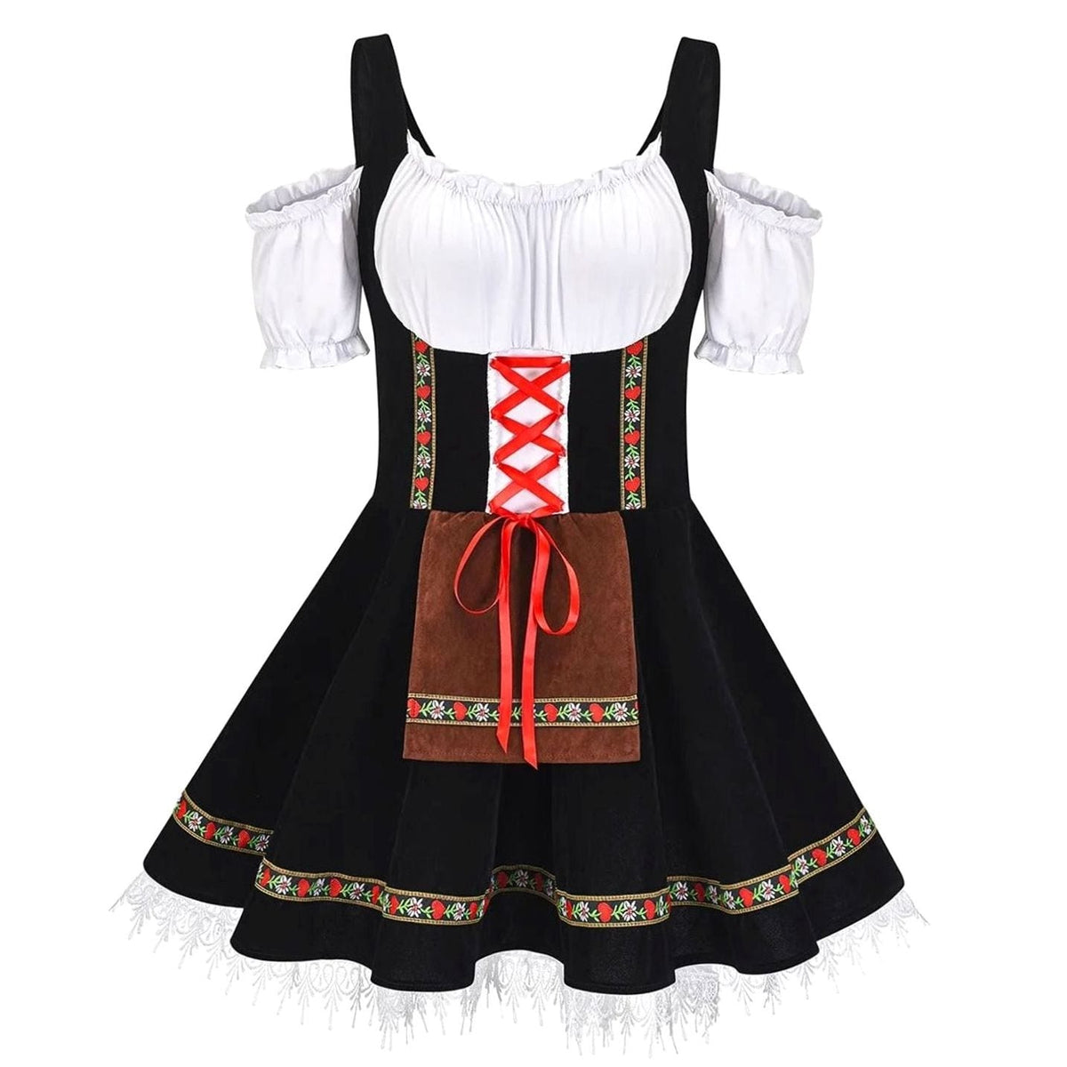 Luisa Off-Shoulder Mini Dirndl Dress
