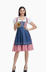 Luisa Off-Shoulder Mini Dirndl Dress