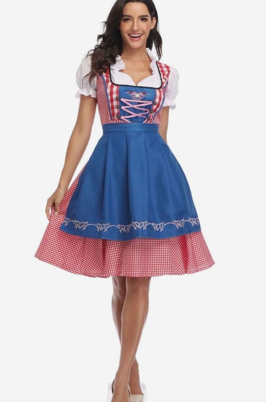 Luisa Off-Shoulder Mini Dirndl Dress