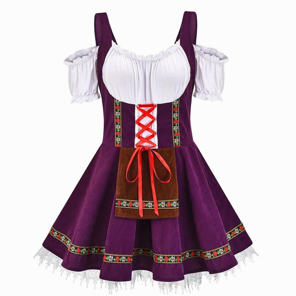 Luisa Off-Shoulder Mini Dirndl Dress