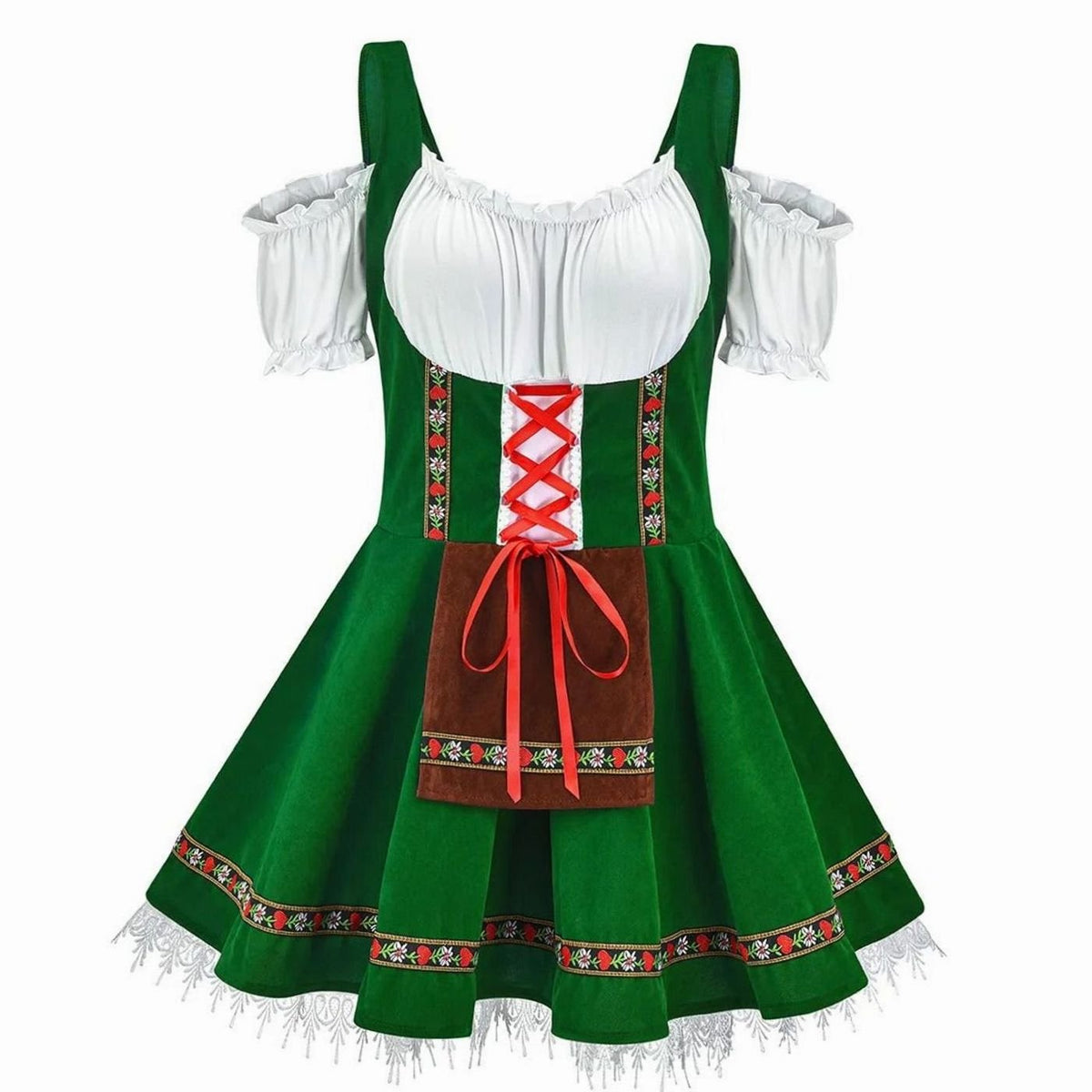 Luisa Off-Shoulder Mini Dirndl Dress